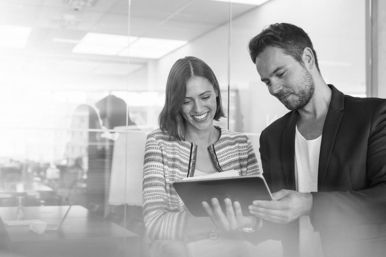 Teilnehmer während einer Gruppenübung